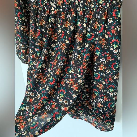 J. Crew Floral Long Sleeve Dress Lined - Picture 2 of 7